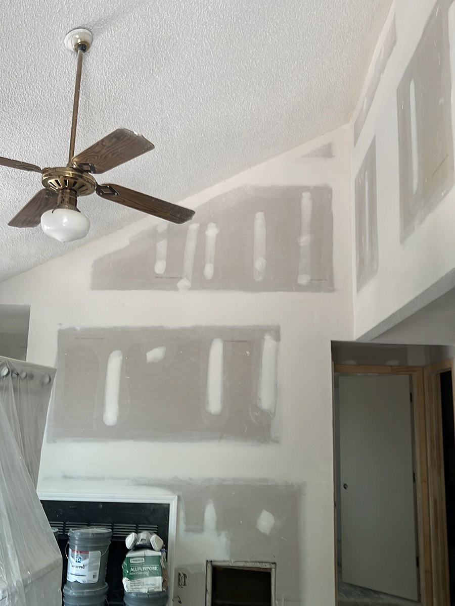 after drywall installation
