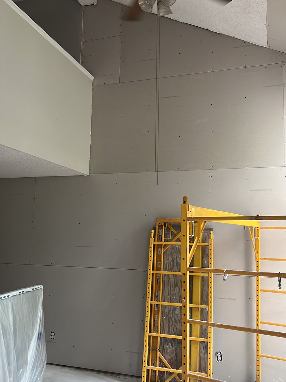 after drywall installation